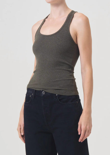 AGOLDE Bianca Tank Grey Medium 2