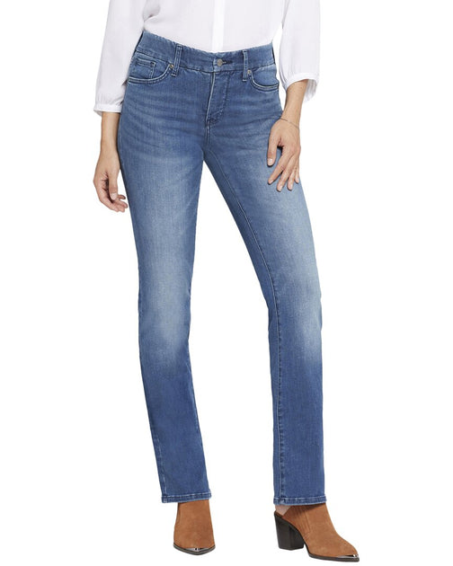 NYDJ Marilyn Caliente Straight Jean Blue Small 2