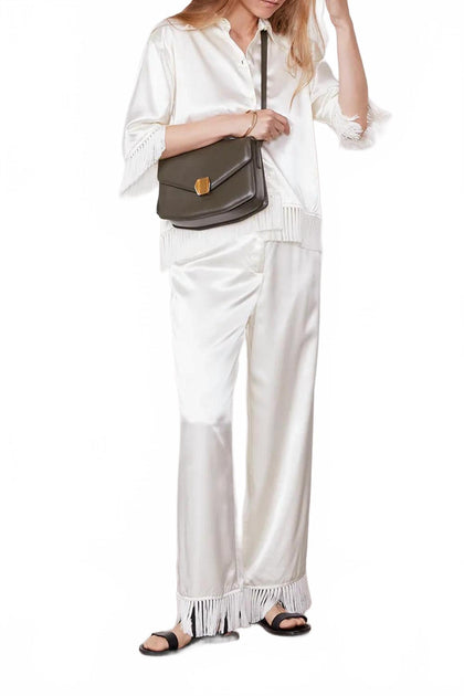 Officine Générale Jolen Pants Ecru 34 2