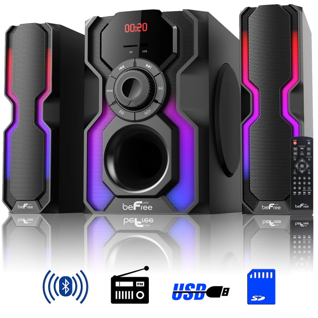 beFree Sound Système d'enceintes Bluetooth 2.1 Canaux Noir 2