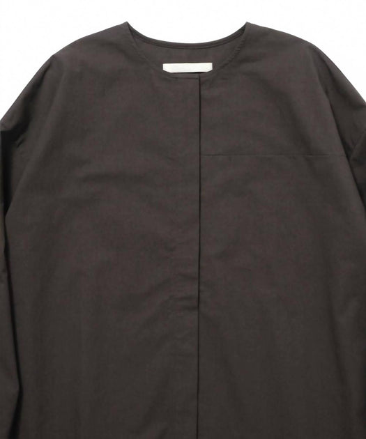 Evam Eva Cotton Blouse Shirt Black Medium 3