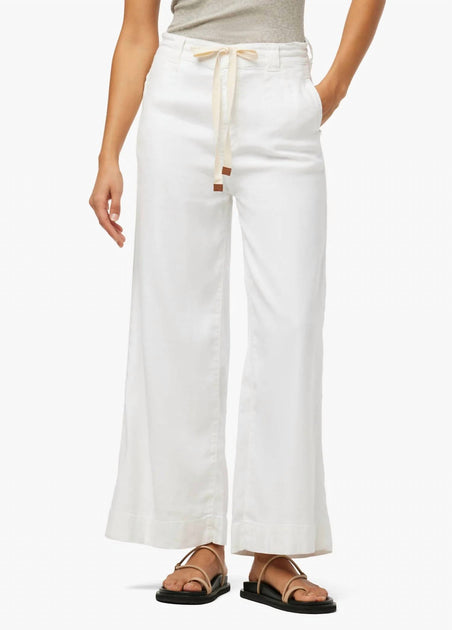 Joe's Jeans Addison Ankle Wide Leg Pant White 28 2
