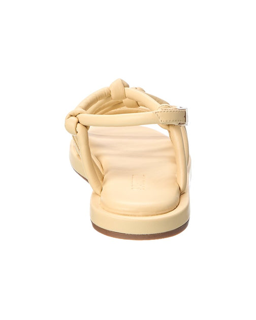 Schutz Janet Leather Flatform Beige US 7.5 4
