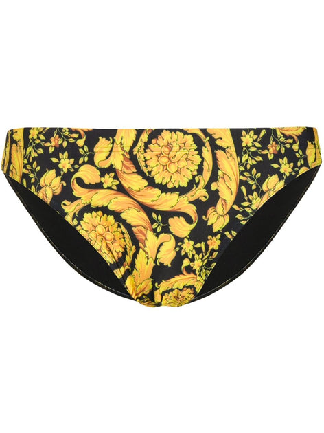 Versace Barocco Print Badehose Schwarz 4XLarge 2
