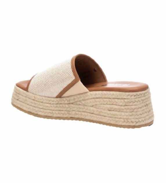 Xti 5-6 Wedge Sandals Beige 8