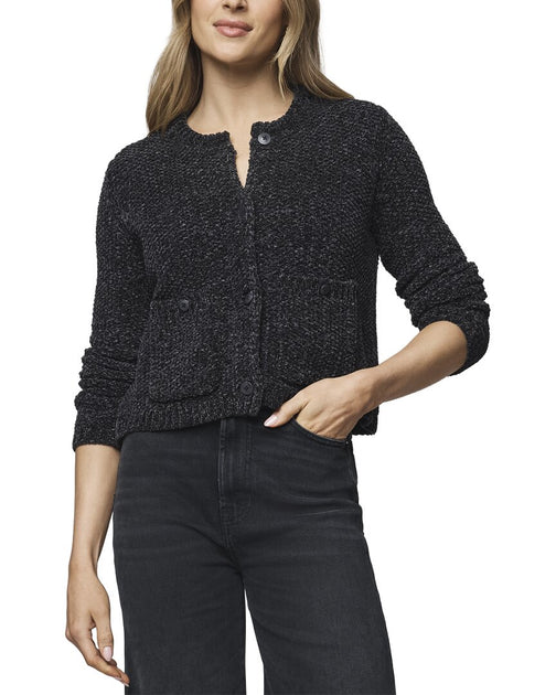 Splendid Andrea Crop Cardigan Black XLarge 2