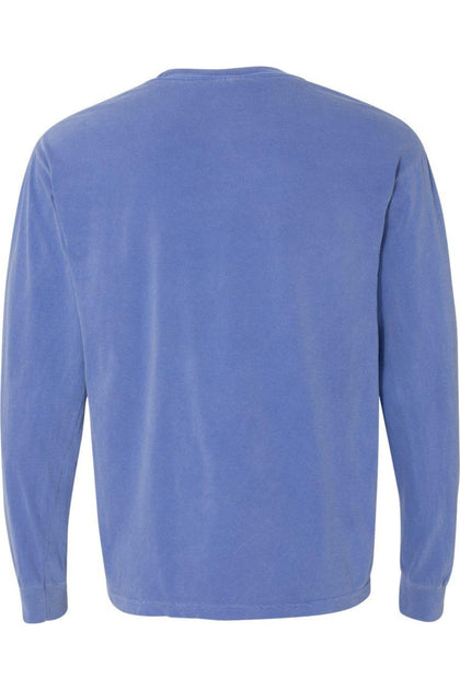 Comfort Colors Heavyweight Long Sleeve T-Shirt Blue Small 3
