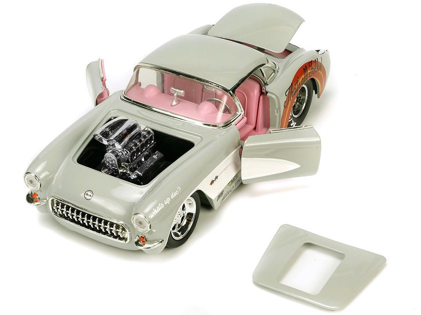 Jada 1957 Chevrolet Corvette Voiture Modèle Beige 1/24 3