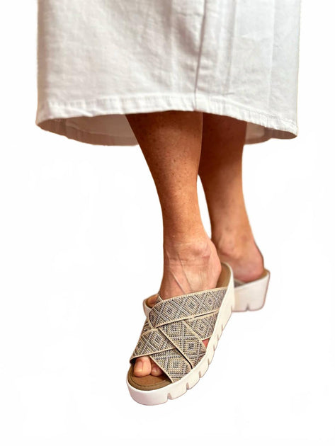 Bernie Mev Venti Martin Wedge Sandal Grey 41 3