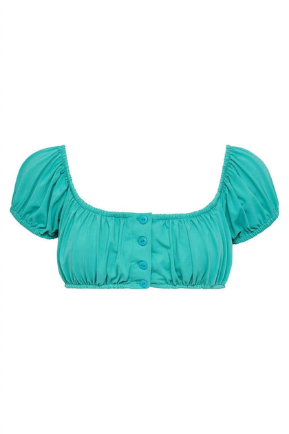 Montce Bandita Bikini Top Teal Small 4