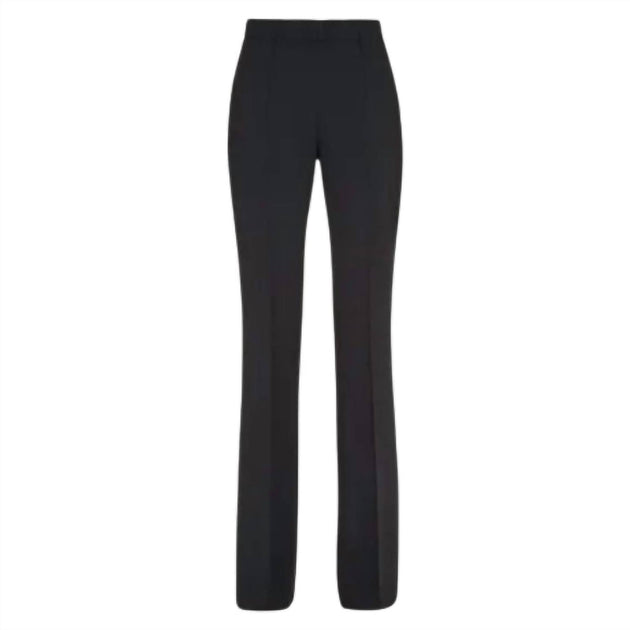 Salvatore Ferragamo Women's Flared Trouser Pants Black 40 2