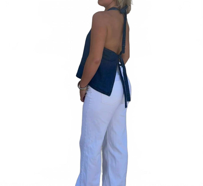 Olivaceous Ryder Denim Top Blue Medium 3