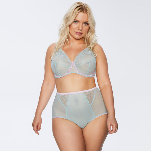 TRUEDAMES Full Cup Bra Blue 38DDD 4