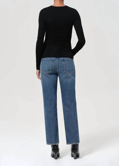 AGOLDE Valen Straight Leg Jeans Blue 25 3
