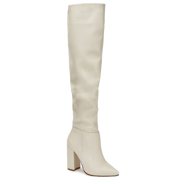 Andrea Knee High Boots White US 6 2