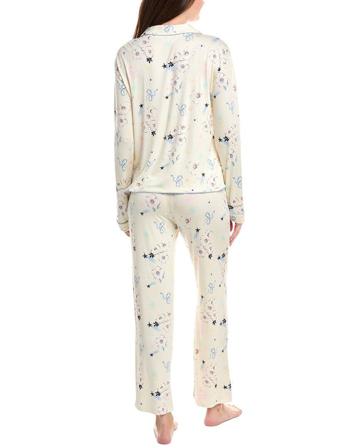 Honeydew All American Long Pajama Set White Large 3