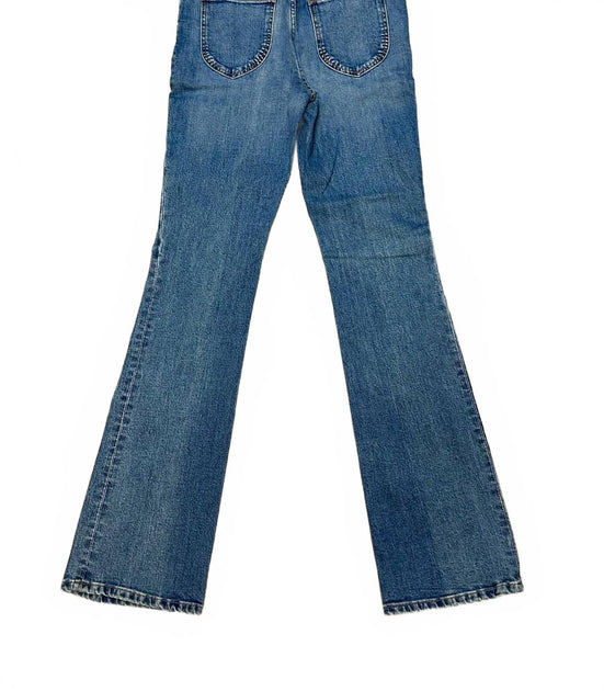 SPRWMN Damen Micro Flare Jeans Blau 29 3