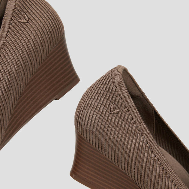 Vivaia Margot Wedge Pro Knit Shoes Brown US 6.5 3