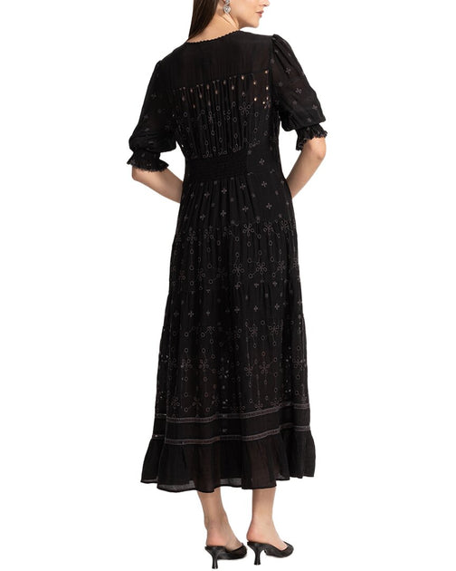 Johnny Was Daphne Dress Black Small 3