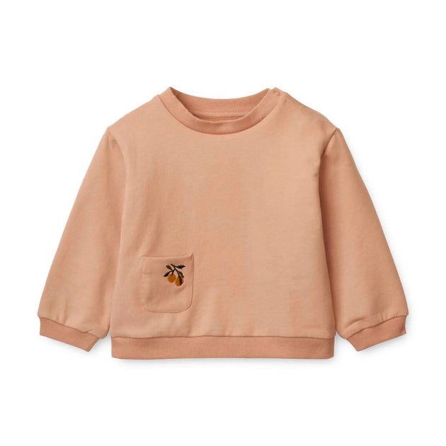 Liewood Unisex Kids Baby Sweatshirt Pink 3-6 Months 2