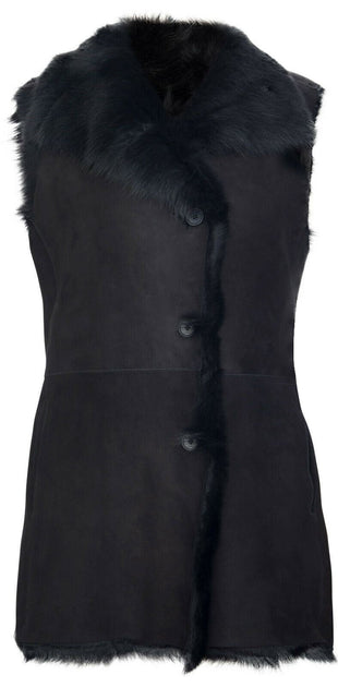 Infinity Manama Toscana Sheepskin Gilet Black 4XLarge 2