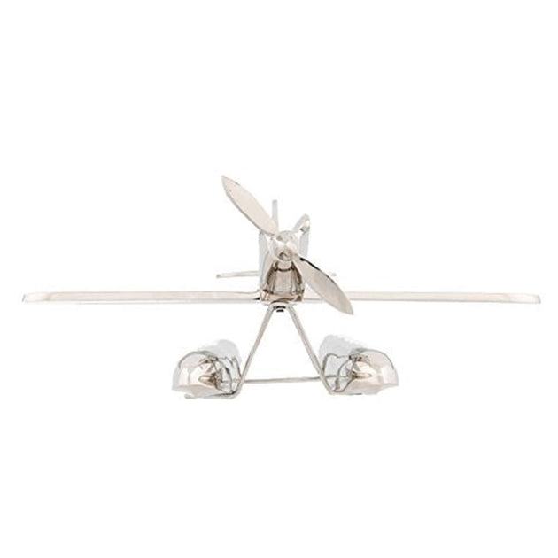 Old Modern Handicrafts Alum Seaplane Model Silver 2