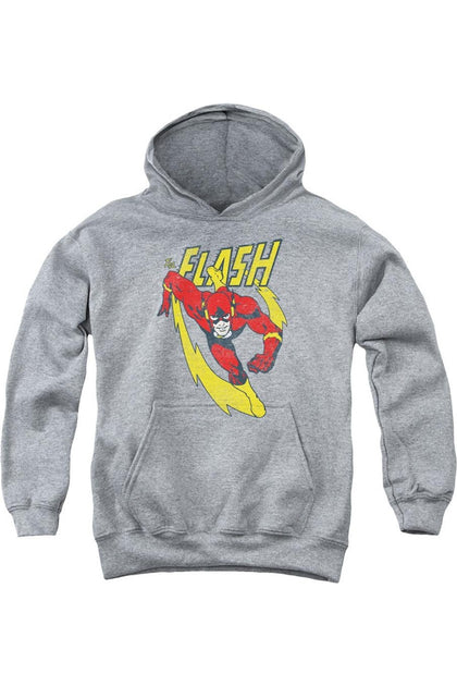 Gildan Justice League Lightning Trail Hoodie Grey Medium 2