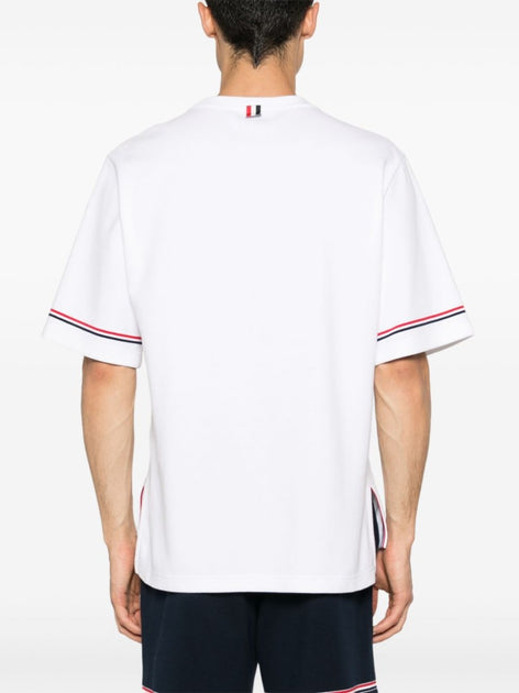 Thom Browne Rwb Band T-Shirt | ShopSimon Thom Browne Rwb Band T-Shirt | ShopSimon