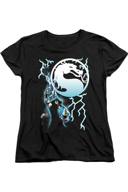 Gildan Mortal Kombat Klassic Raiden Tee Black Large 2