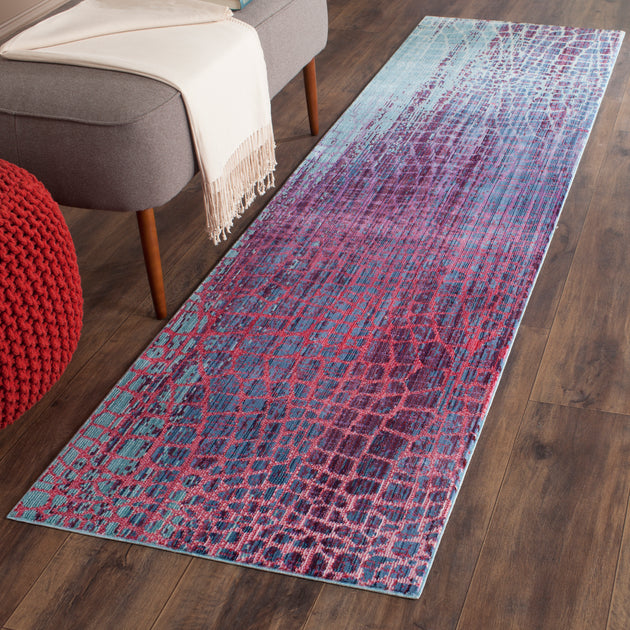 Safavieh Valencia VAL204 Teppich Blau/Fuchsia 3