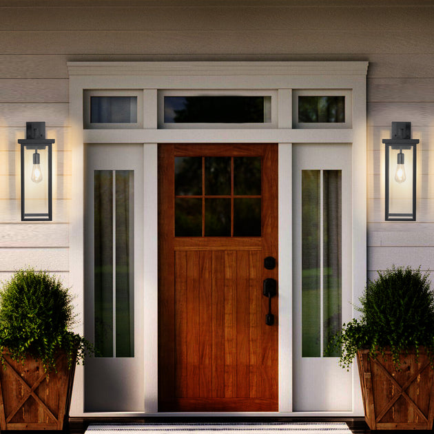 Streamdale Wall Lantern Black 2