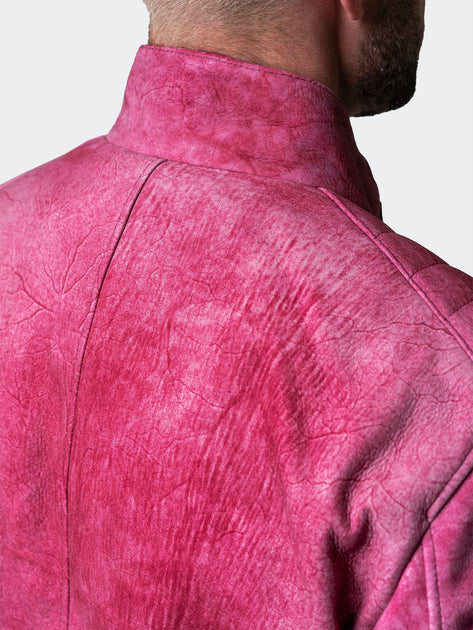 Maceoo Gene Leather Jacket Red XXXL 2