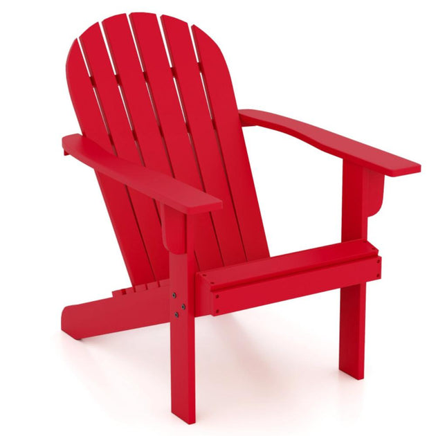 Hivvago Adirondack Chair Red 5