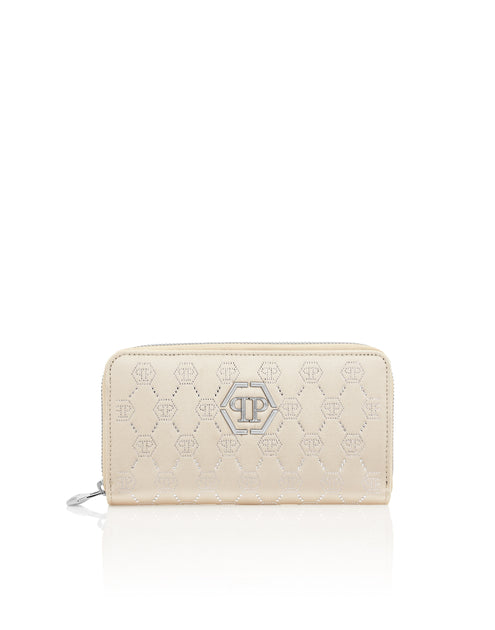 Philipp Plein Zip Around Wallet White One Size 2