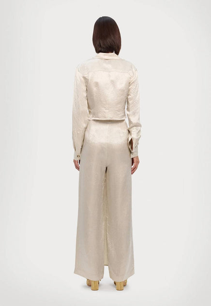 Nanushka Kehlani Trouser White XS 4