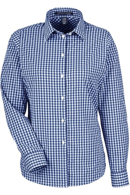Devon & Jones CrownLux Gingham Dress Shirt Blue XXLarge 2