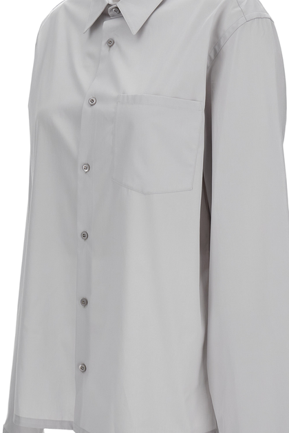 RIER Cotton Poplin Shirt Grey Medium 4