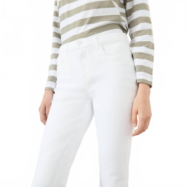 L'Agence Ali High Rise Flare Jeans Blanc 26 4