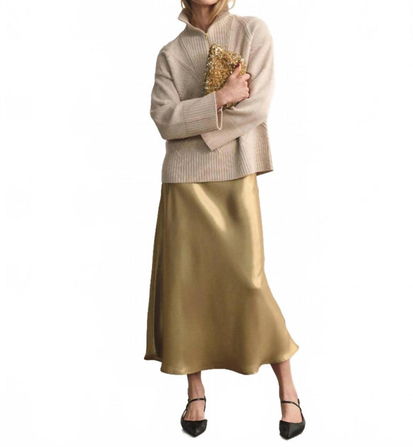 Part Two Laurinas Maxi Skirt Gold US 4 2