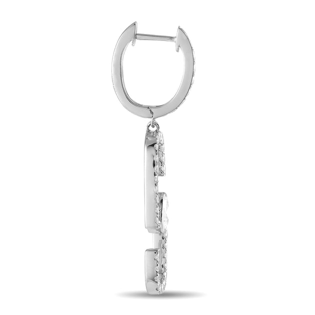 LB Exclusive AER-19752 Diamond Earring Silver 3