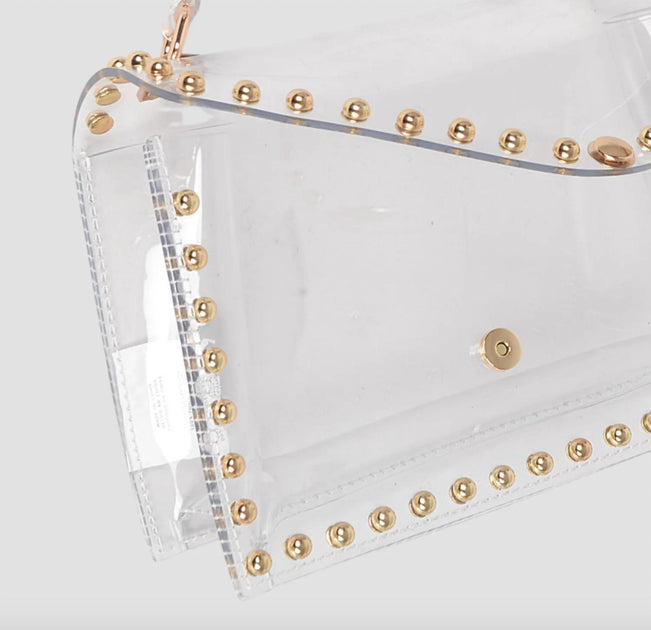 H & D Accessories Stone Studded Gameday Bag White One Size 3