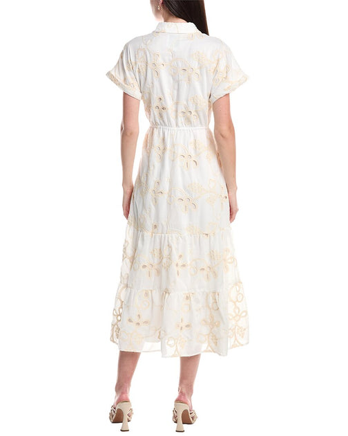 Sam Edelman Embroidered Shirtdress White US 0 3