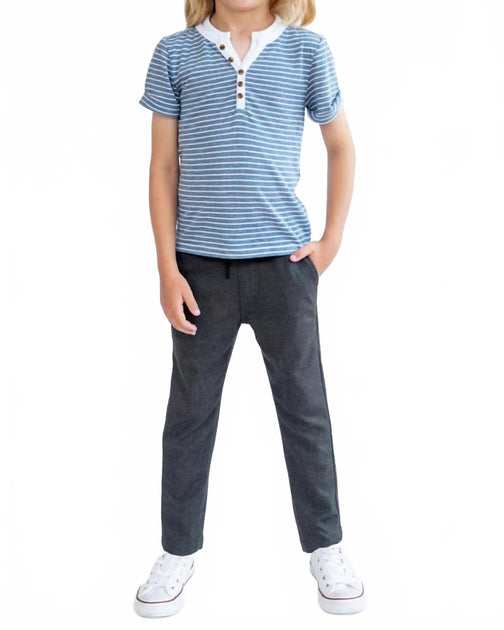 Appaman Hilltop Henley Top Blue US 10 2