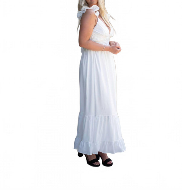 Robe Longue Luna à Volants 4