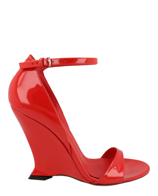 Salvatore Ferragamo Vidette Wedge Sandal Red US 6 2