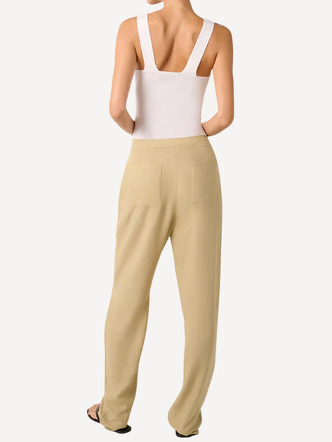 WeWoreWhat Linen Trousers Brown US 4 3