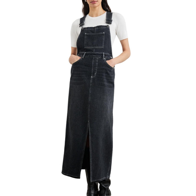 Rails Westlake Overall Maxi Dress Black Medium 2