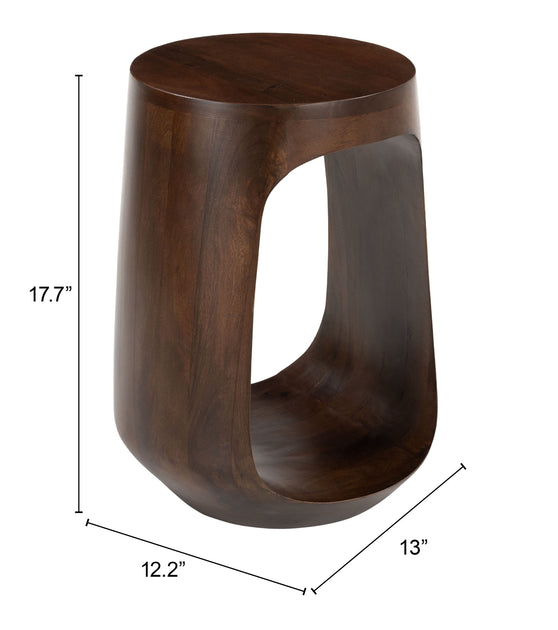 Hivvago Okno Side Table Walnut 4