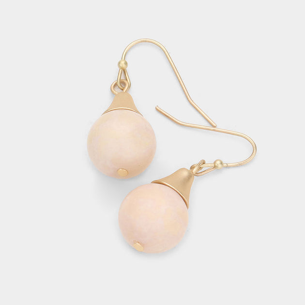 FASHNZFAB Dangle Earrings Pink 2