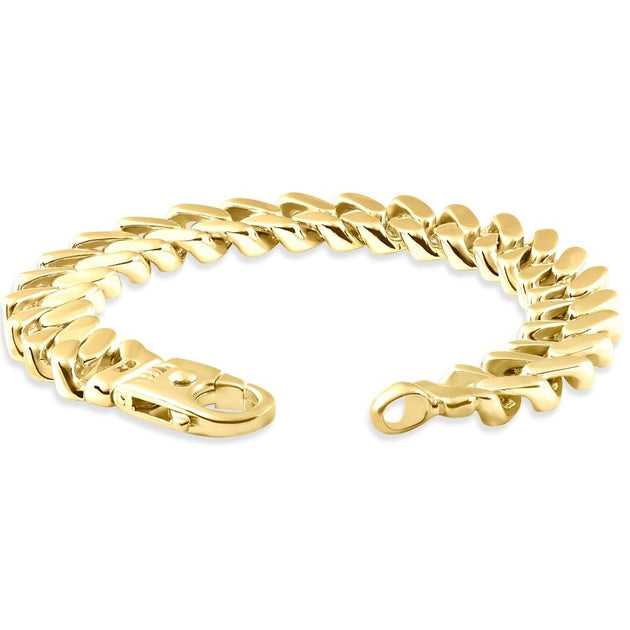 Pompeii3 Cuban Link Bracelet Silver 8.5in 3